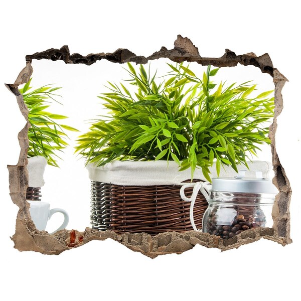 Hole in the wall decal A green oasis in the comfort of your home