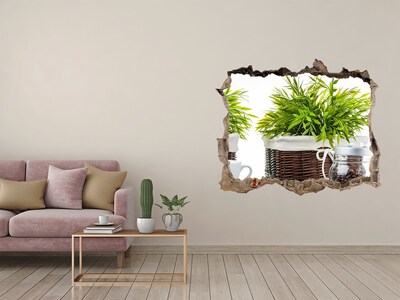 Hole in the wall decal A green oasis in the comfort of your home