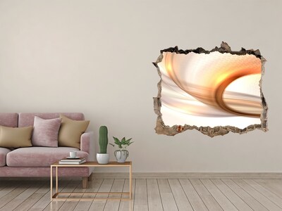 3D wall hole wallpaper Modern interior design