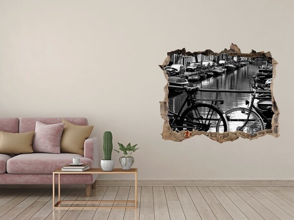 3D wall hole Bike canal