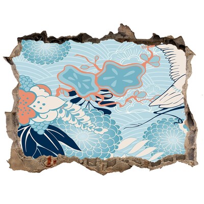 3D wall hole The underwater world of corals