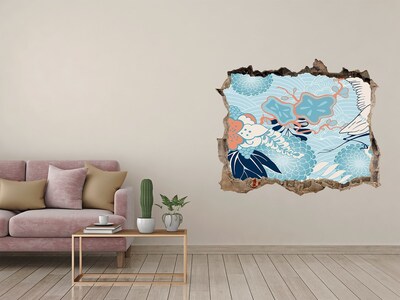 3D wall hole The underwater world of corals