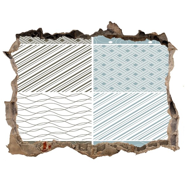 Hole in the wall sticker Patterns on the wall