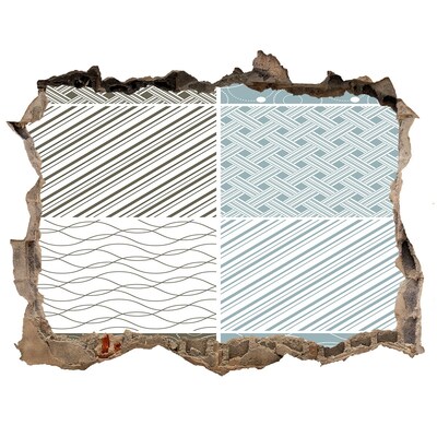 Hole in the wall sticker Patterns on the wall