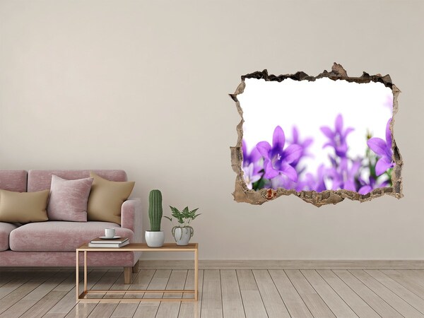 3D wall hole Flowers in paradise