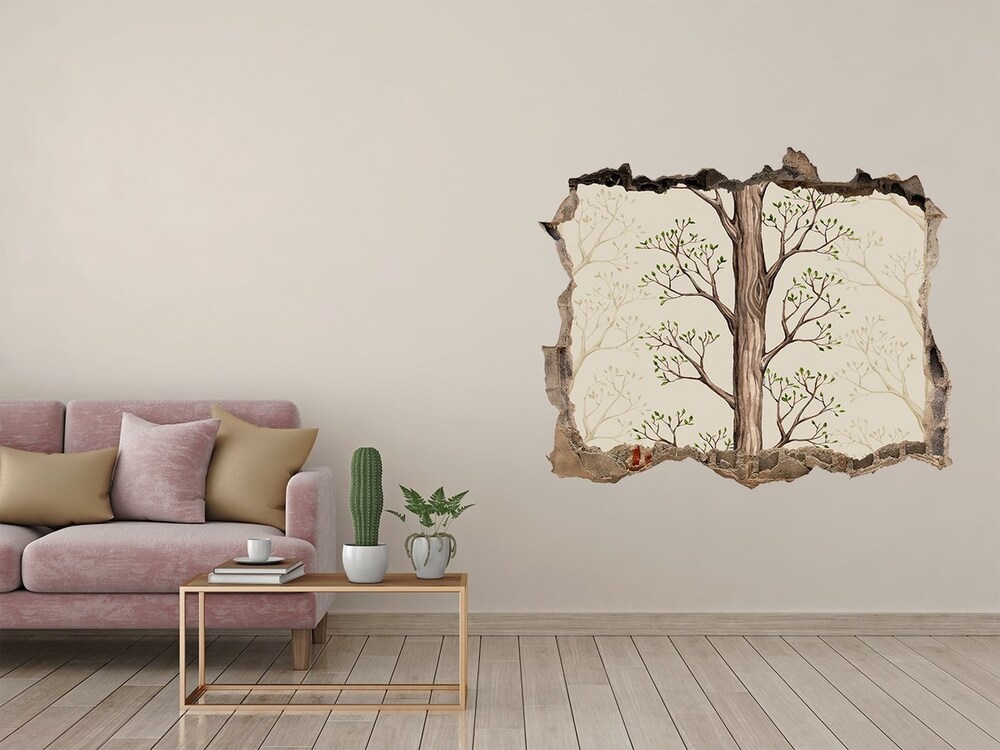 3D wall hole Trees