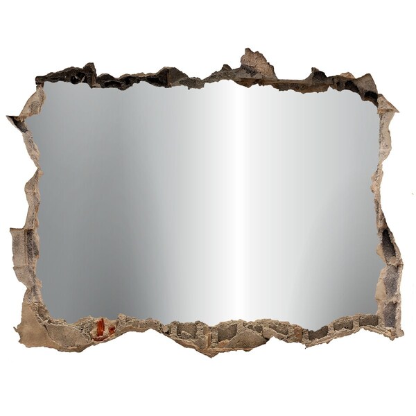 Hole in the wall sticker Broken mirror wall