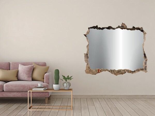 Hole in the wall sticker Broken mirror wall