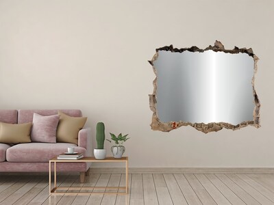 Hole in the wall sticker Metal background