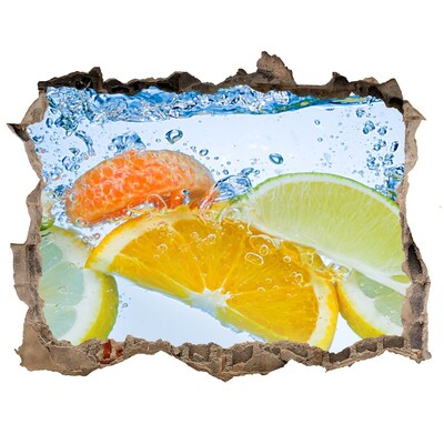 Hole in the wall decal A refreshing fruity shot