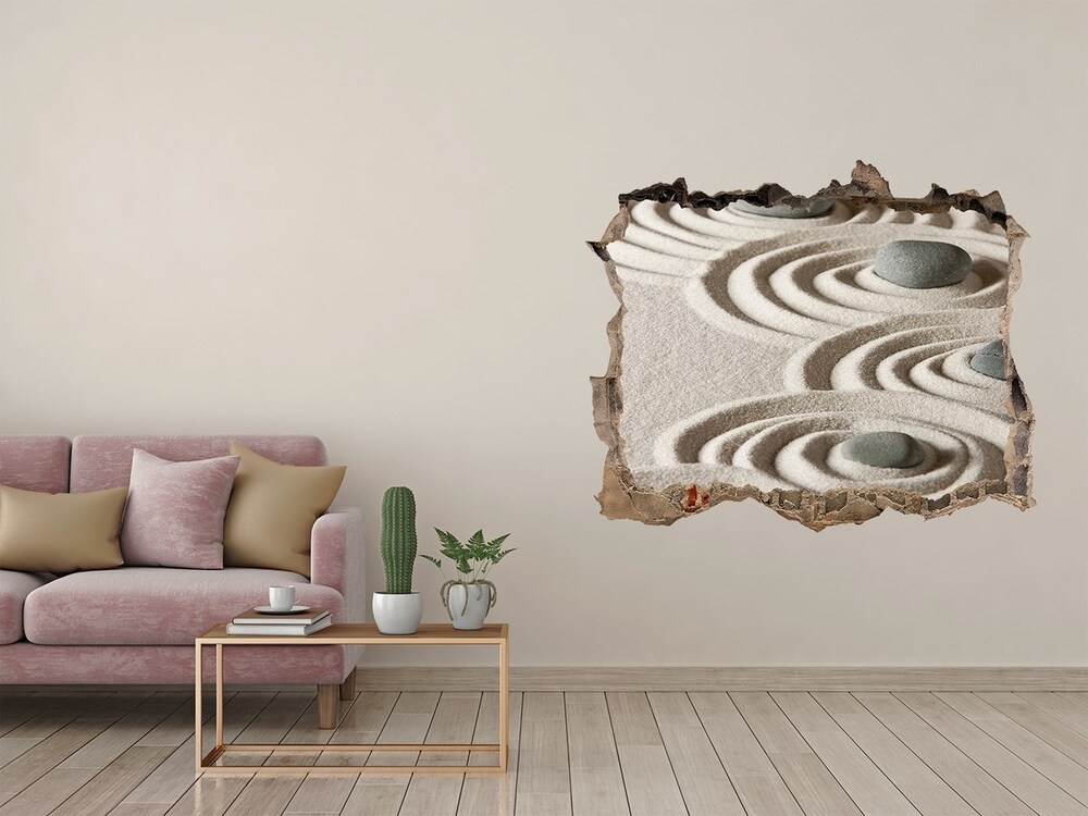 Hole wall sticker Zen Piasek stones