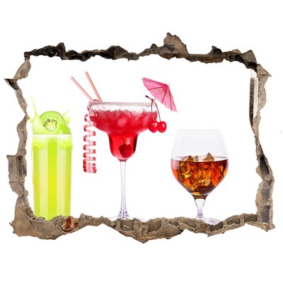 3D wall hole Beach bar