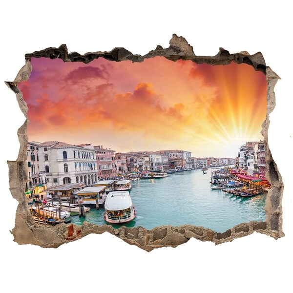 Hole in the wall sticker Venice at sunrise