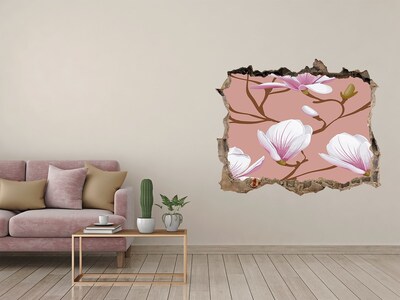 Hole wall sticker Magnolia