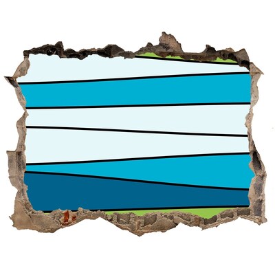 Hole in the wall sticker Abstract Interior of the Wall