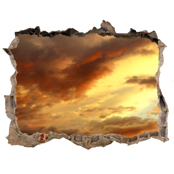 Hole in the wall decal Sunrise