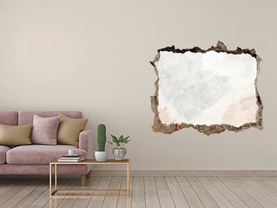 Hole in the wall decal Marble