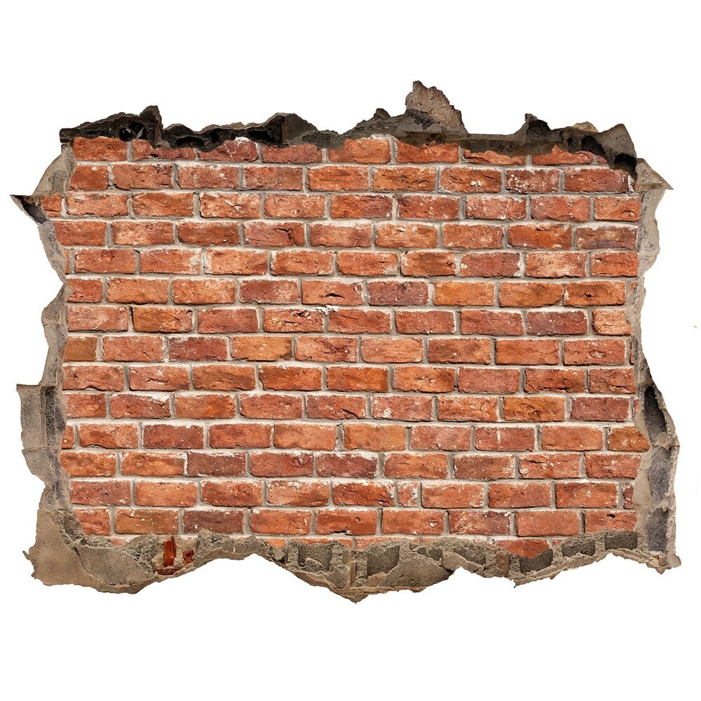 3D wall hole Brick wall