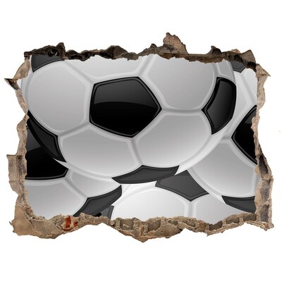 Hole in the wall decal Football