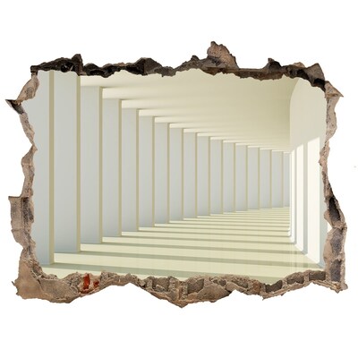 Hole wall sticker Corridor