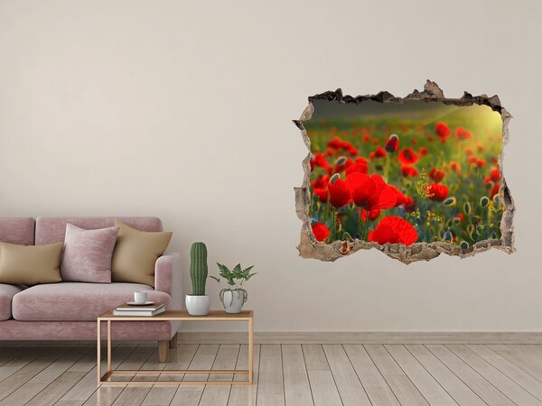 Hole in the wall decal A Hole-in-the-Wall Floral Paradise