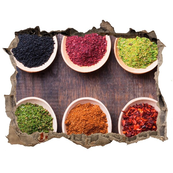 Hole wall sticker Spice paradise
