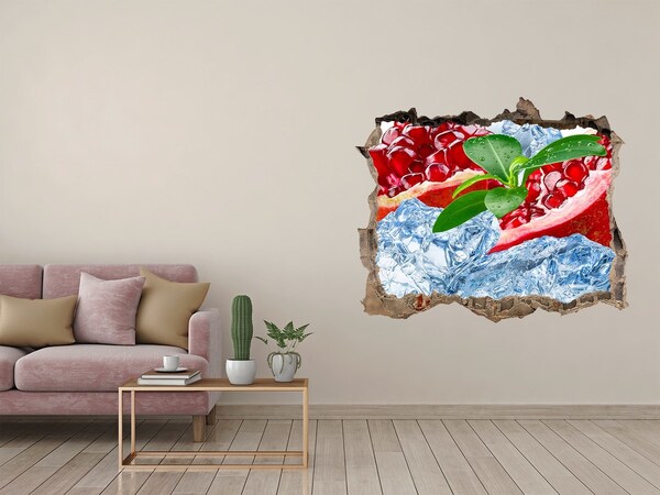 Hole wall sticker Fruity Oasis with Ice