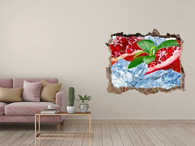 Hole wall sticker Fruity Oasis with Ice