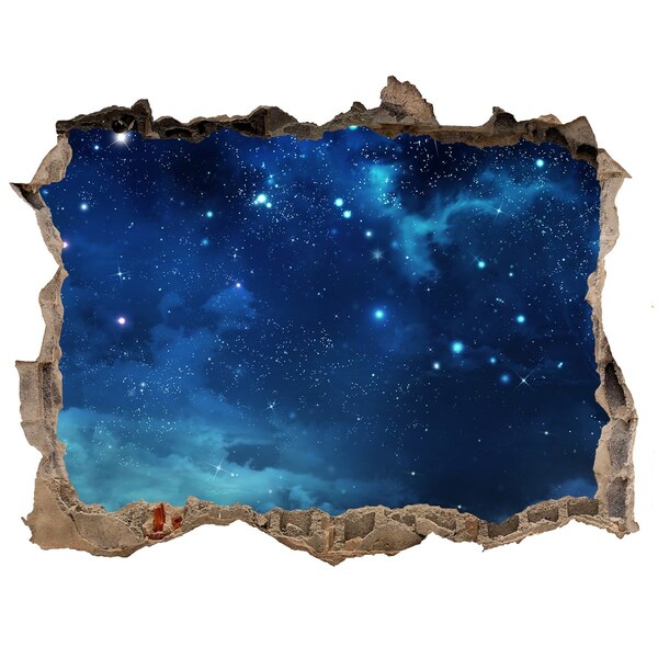 Hole wall sticker Starry sky