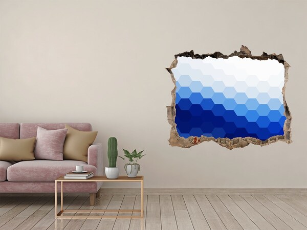 3D wall hole Cube background