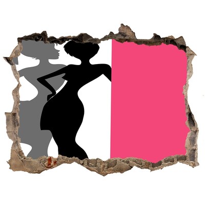 3D wall hole Women's silhouettes