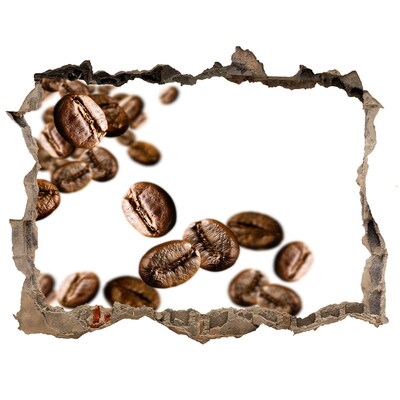 Hole wall sticker Coffee beans