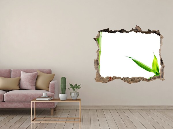 Hole wall sticker Bamboo