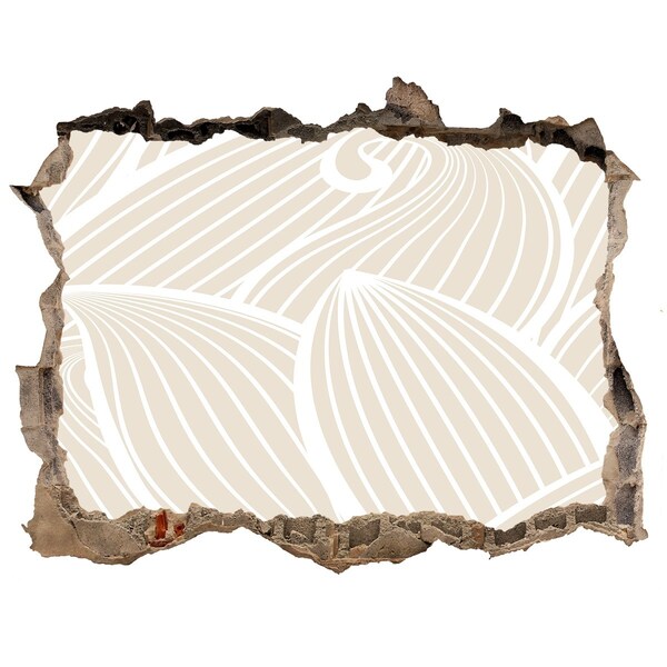 Hole in the wall sticker Abstract pattern on the wall