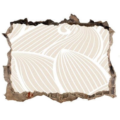 Hole in the wall sticker Abstract pattern on the wall