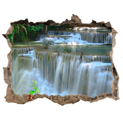 Hole in the wall decal Waterfall in the jungle