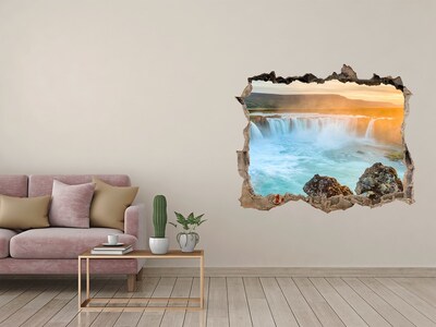 Hole in the wall sticker Waterfall