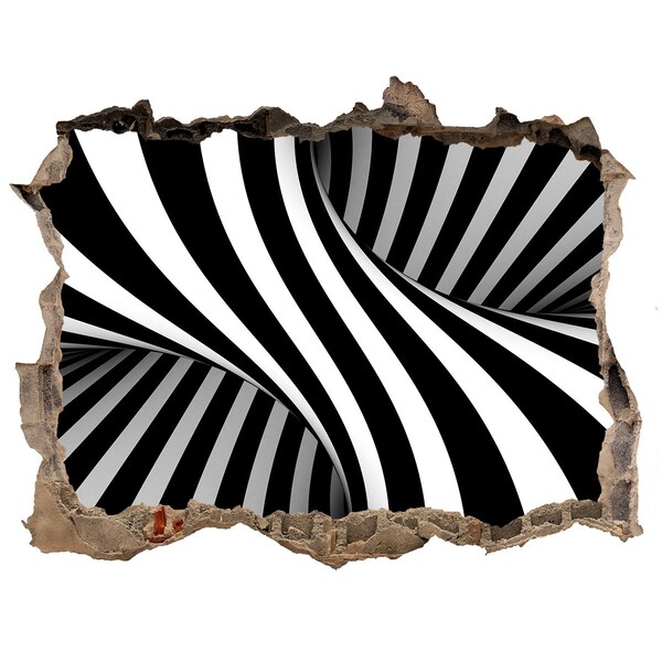 Hole in the wall decal Optical illusion in the wall