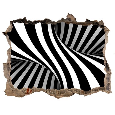 Hole in the wall decal Optical illusion in the wall