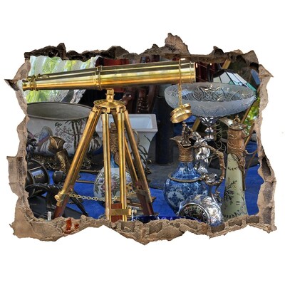 Hole wall sticker Antiques in a Mystery Shop