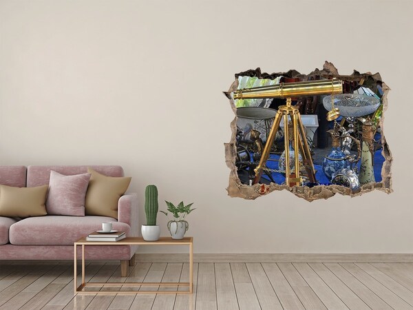 Hole wall sticker Antiques in a Mystery Shop