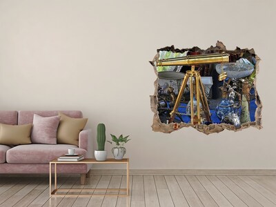 Hole wall sticker Antiques in a Mystery Shop