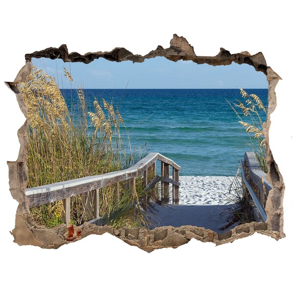 Hole in the wall sticker Coastal dunes