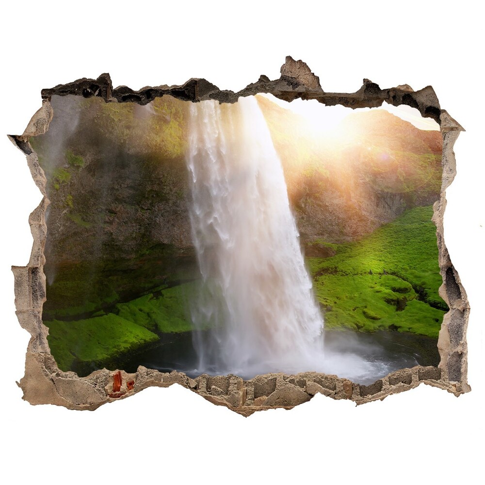 Hole in the wall sticker Waterfall