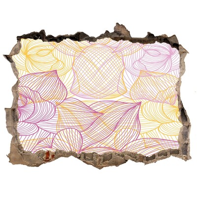 3D wall hole Hole in the Wall Floral Pattern