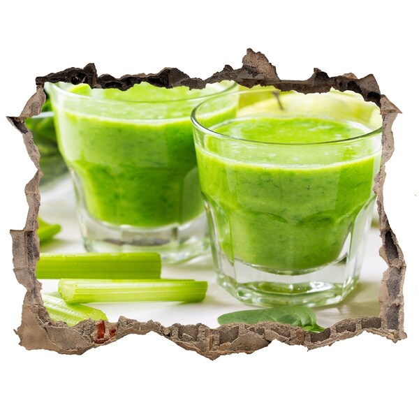 3D wall hole Green Health Cocktail
