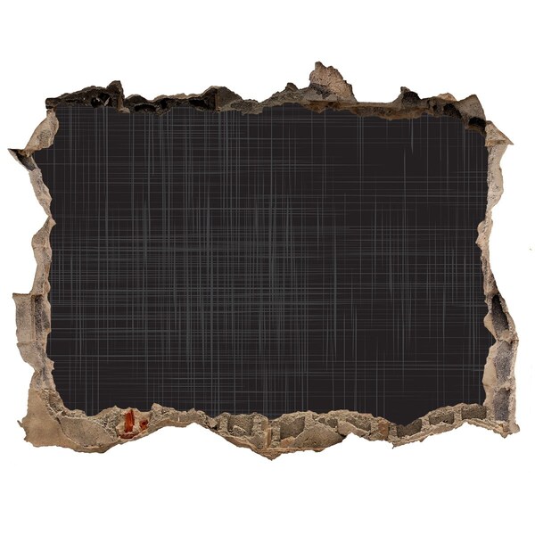 Hole in the wall sticker A ruined wall overlooking the darkness