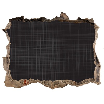 Hole in the wall sticker A ruined wall overlooking the darkness