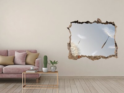 Hole in the wall sticker Dandelion