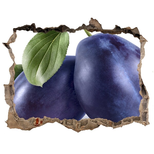 Hole in the wall decal Juicy Plums